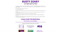 Desktop Screenshot of bustydiary.com