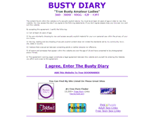 Tablet Screenshot of bustydiary.com